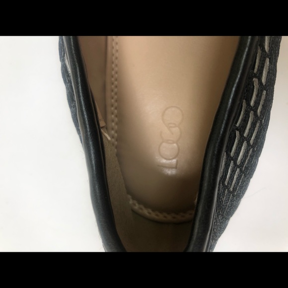 LOGO Black Mesh Vicky SlipOn Loafer Boat Shoe Tennis Shoe Size 9.5 Medium - Picture 4 of 7